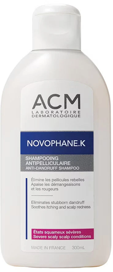 Laboratoire ACM Novophane K Hair Šampūnas Nuo pleiskanų šampūnas nuo pleiskanų, 125 ml
