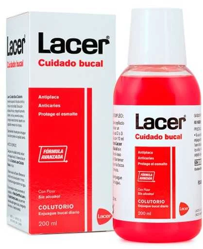Lacer burnos skalavimo skystis 200ml