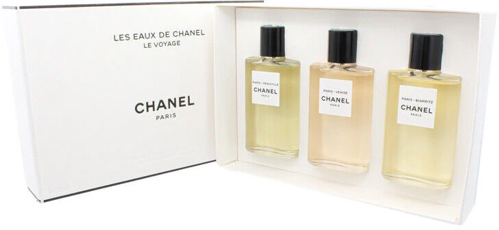 Les Eaux De Chanel Set Chanel: Paris – Deauville Eau De Toilette For Women, 30 ml + Paris – Venise Eau De Toilette For Women, 30 ml + Paris – Biarritz Eau De Toilette For Women, 30 ml