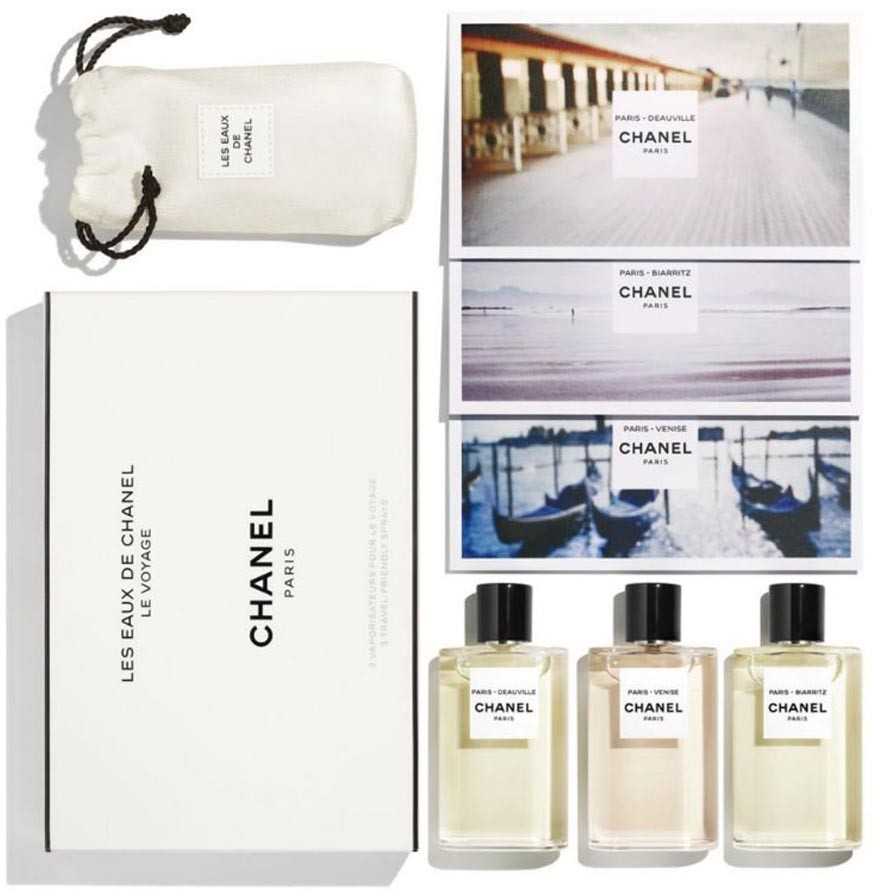 Les Eaux De Chanel Set Chanel: Paris – Deauville Eau De Toilette For Women, 30 ml + Paris – Venise Eau De Toilette For Women, 30 ml + Paris – Biarritz Eau De Toilette For Women, 30 ml