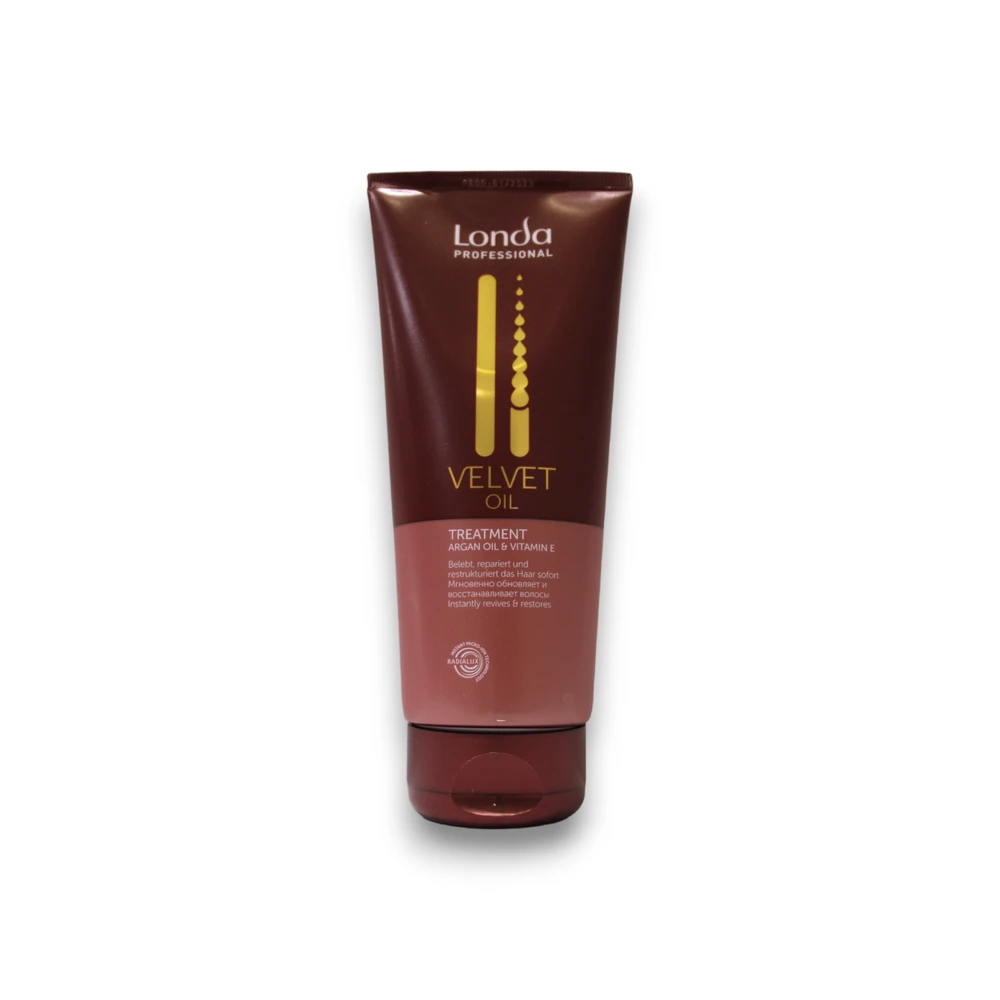 Londa Professional, Velvet Oil, argano aliejus su vitaminu E, plaukų kaukė kreminiam blizgesiui, 200 ml