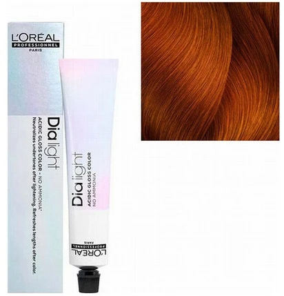 L'Oreal Professionnel Dia Light ilgalaikiai plaukų dažai be amoniako 7,40, 50 ml