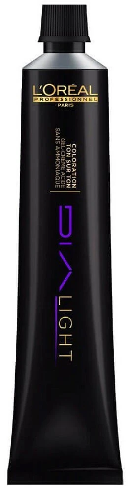 L'Oreal Professionnel Dia Light Ammonia-Free Semi-Permanent Hair Dye 7.43 Golden Coppery Skirtas šviesiems plaukams, 50 ml