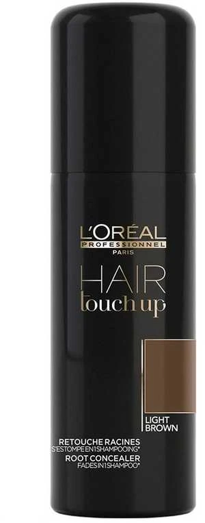 Purškiami dažai, ataugusioms plaukų šaknims maskuoti  L'oreal Professionnel Hair Touch Up, Šviesiai ruda spalva, 75 ml