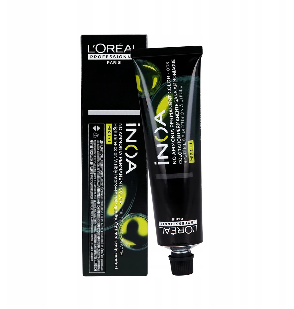 L'Oreal Professionnel Inoa ilgalaikiai plaukų dažai be amoniako 6.3, 60 ml
