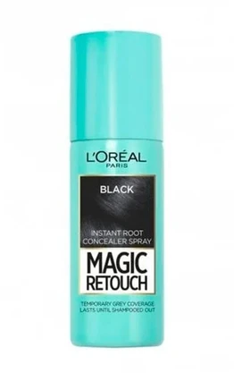 L'Oreal Paris Magic Retouch Root Touch-Up Purškiklis Juodas, 75 ml