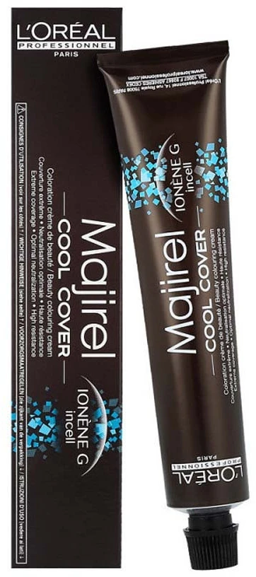 L'Oreal Professionnel Majirel Cool-Cover ilgalaikiai plaukų dažai be amoniako 7,18, 50 ml