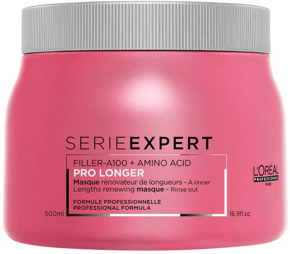L'Oreal Professionnel Serie Expert Pro Longer Hair Treatment Kreminis Mask stiprinamoji kaukė ilgiems plaukams, 500 ml