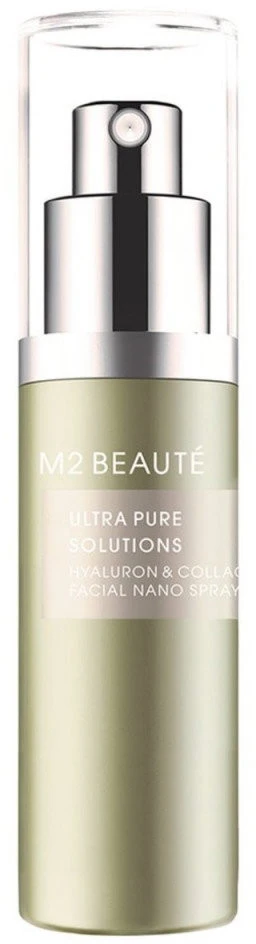 M2 Beaute, itin gryni tirpalai, hialurono rūgštis, senėjimą stabdantis purškiklis, veidui, 75 ml *Testuojamasis buteliukas