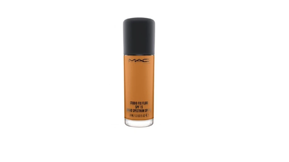 Matinis makiažo pagrindas MAC Studio Fix Fluid SPF 15 24HR Matte Foundation + Oil Control, spalva: C55, 30 ml