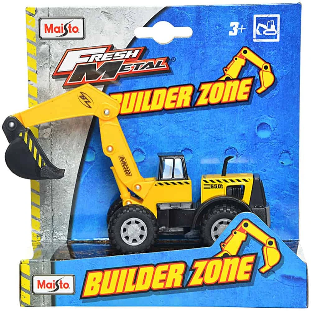 Maisto, Fresh Metal, Builder Zone, Excavator, Oranžinis, 1:24, 3+ months