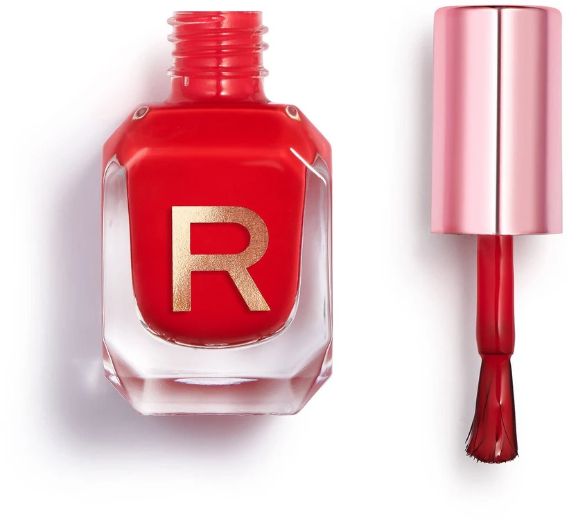 Makeup Revolution Express Nagų lakas Raudona Rush, 10 ml