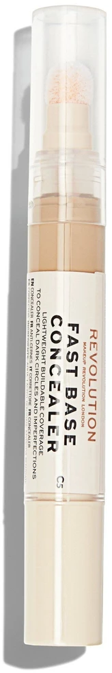 Makeup Revolution Fast Base Maskuoklis Paakių Maskuoklis Pen C 5 4.5 ml