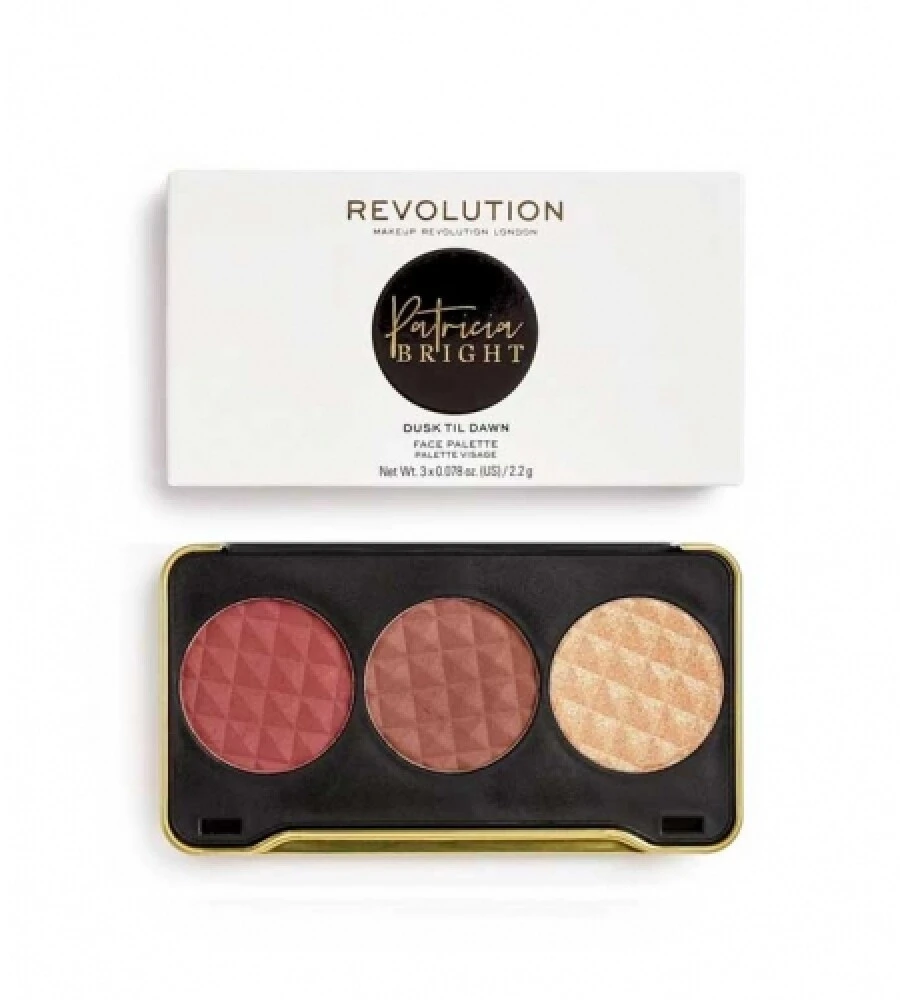 Makeup Revolution Patricia Bright Face Palette - Dusk Til Dawn 22 g