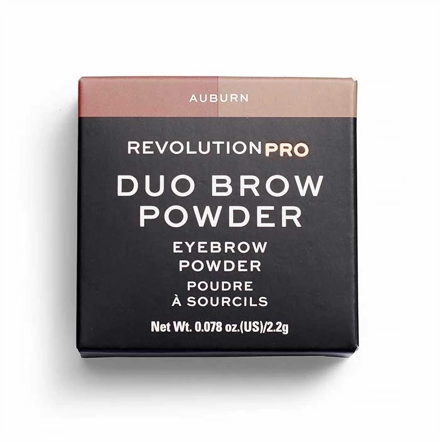 „Makeup Revolution REVOLUTION PRO“ veganiška antakių pudra, rausvai ruda, 2,2 g