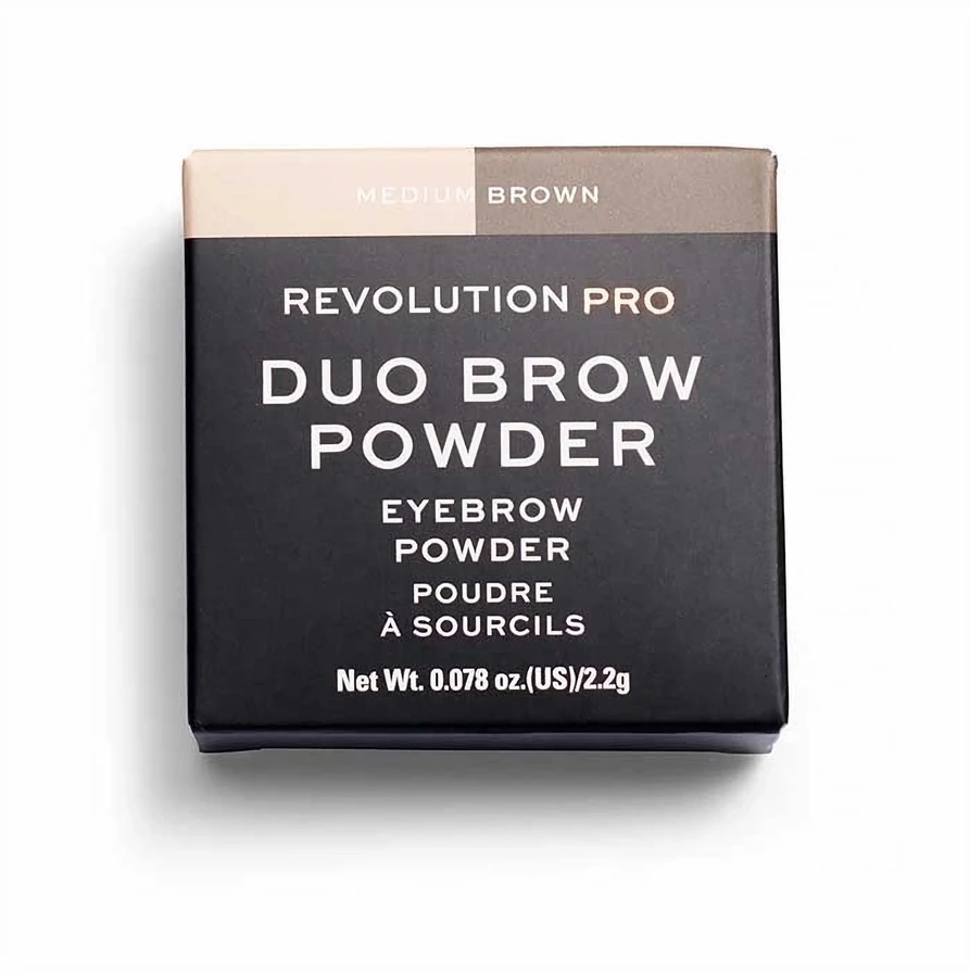 „Makeup Revolution REVOLUTION PRO“ veganiška antakių pudra, vidutinio rudumo, 2,2 g