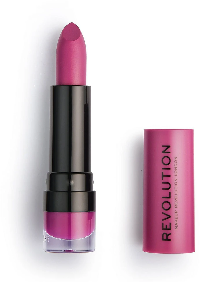 Makeup Revolution Matiniai lūpų dažai, Spalva: Vixen 145