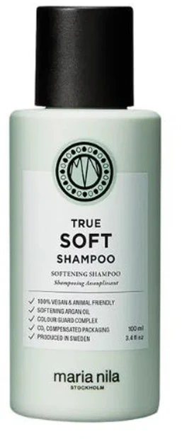 Maria Nila True Soft Cruelty Free plaukų šampūnas drėkinimui, 100 ml