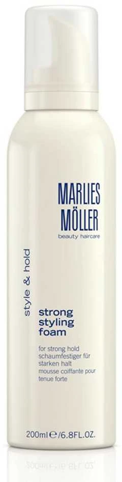 "Marlies Moller Style And Hold Strong Styling Foam" stiprios fiksacijos putos 200ml