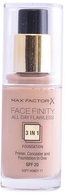 Max Factor Facefinity All Day Flawless makiažo pagrindas moterims 30 ml, SOFT HONEY