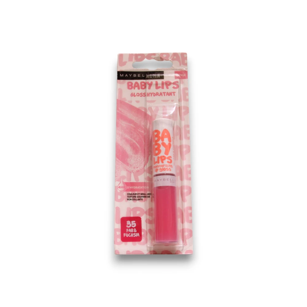 Maybelline Baby Lūpų blizgesys, 5 ml, Spalva: 35 Fab & Fuchsia