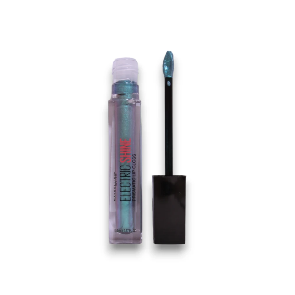 Maybelline New York Electric Shine Prismatic lūpų blizgis, 5 ml, spalva - 165 Electric Blue