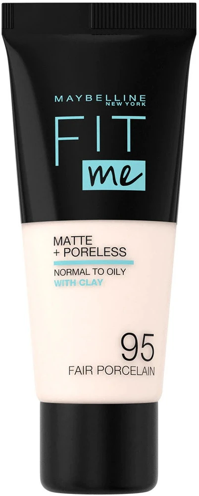 Maybelline Fit Me Matte & Poreless 095 Fair Porcelain Vamzdelis Skystis 30 ml