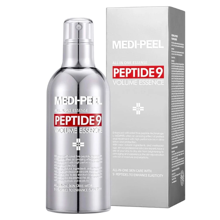 MEDIPEEL+ Peptide 9 Volume All In One Essence Pro Deguonimi praturtinta veido esencija su peptidais, 100 ml