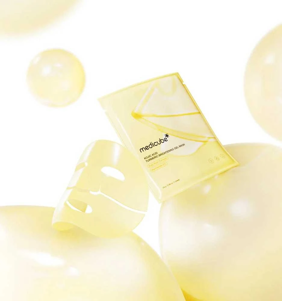 Medicube - Kojic Acid Turmeric Brightening Gel Mask - veido kaukė