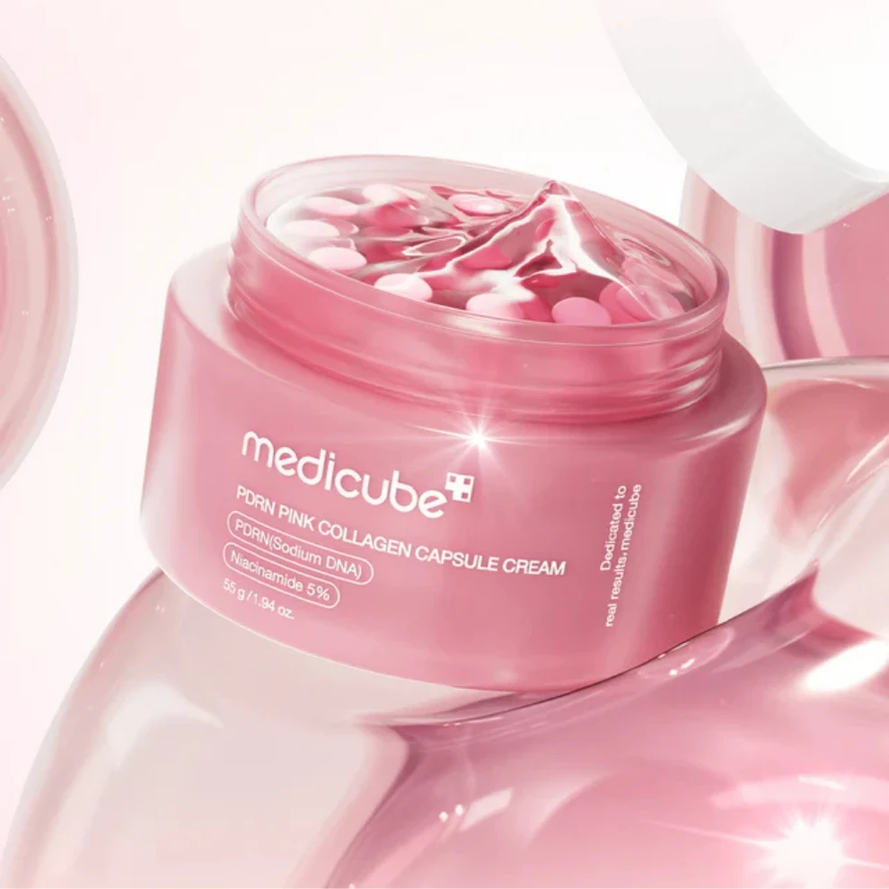 Medicube PDRN Pink Capsule Cream regeneruojantis veido kremas, 55 g