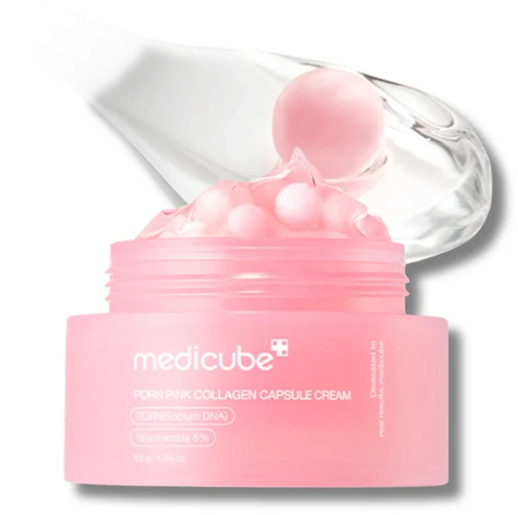 Medicube PDRN Pink Capsule Cream regeneruojantis veido kremas, 55 g