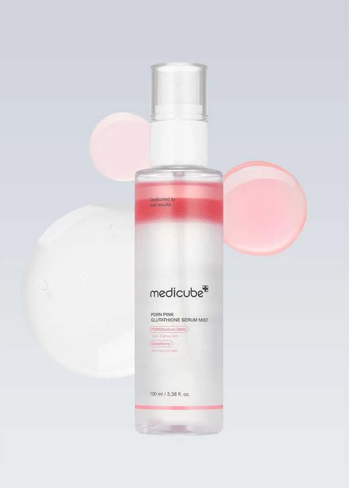 Stangrinamoji veido dulksna Medicube PDRN Pink Glutathione Serum Mist, 100 ml