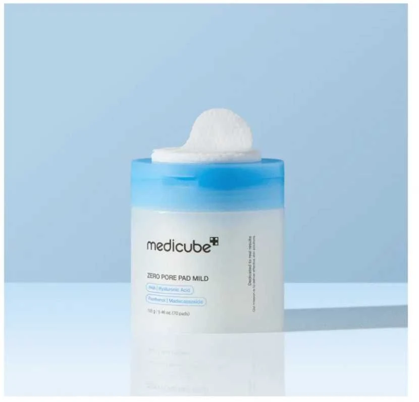 Medicube Zero Pore Pad Mild Šveičiamieji Veido Padeliai 2.0, 70 vnt. / 155 g.