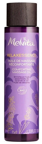 Melvita, Relaxessence, Organic, Relaxing, Massage Oil, Lavender, Sesame Extract, 100 ml *Tester