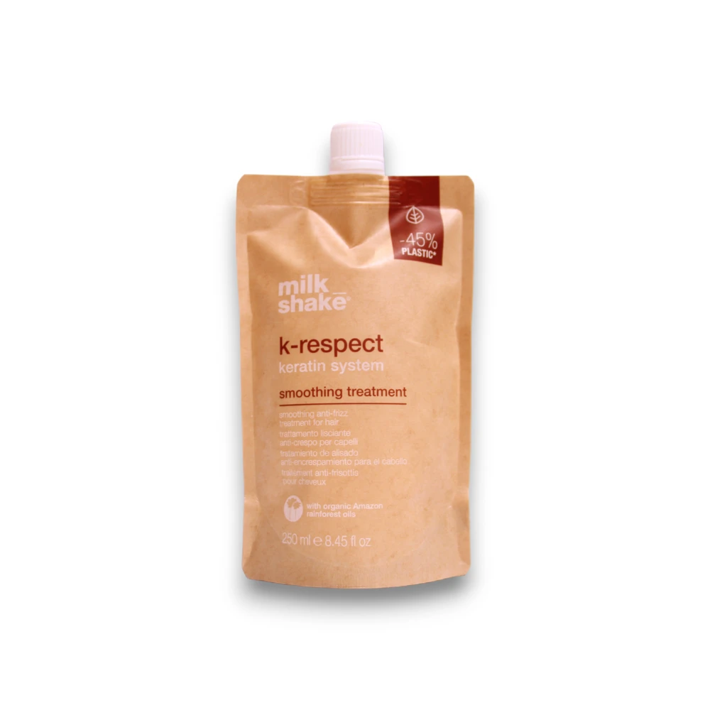 Milk Shake Pieno kokteilis K-Respect keratino plaukų kreminis tiesinimo priemonė, 250 ml