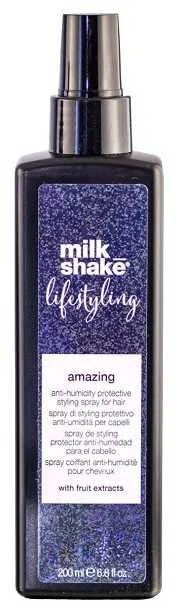 Nuo drėgmės apsaugantis plaukų purškiklis Milk_Shake Lifestyling Amazing, 200 ml