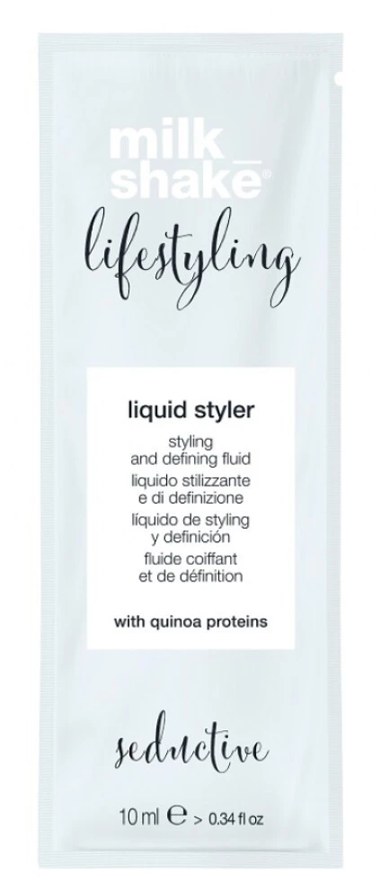 Milk Shake, Lifestyling Liquid Styler, UV Filter, Hair Styling Lotion, 10 ml