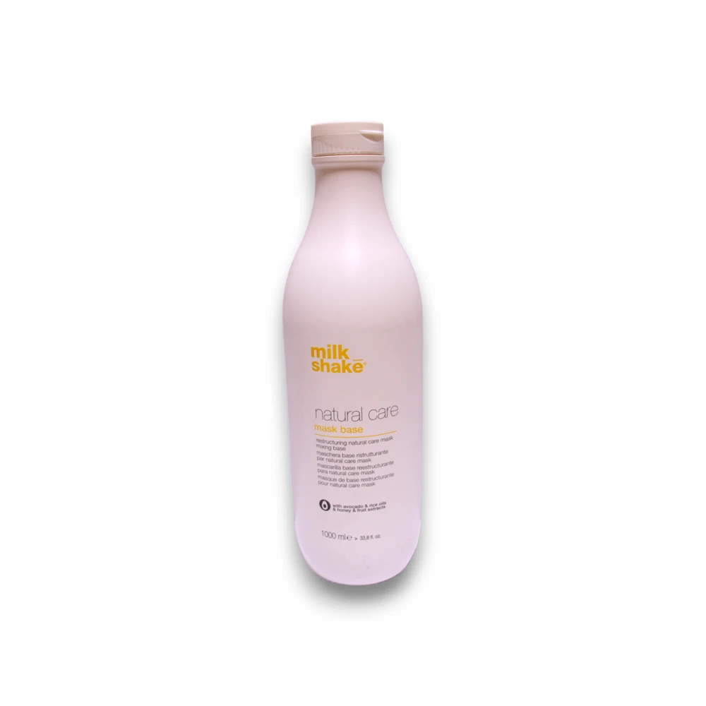 „Milk Shake“ natūralios priežiūros kaukės pagrindas be parabenų. Kreminis kaukė plaukams, 1000 ml.