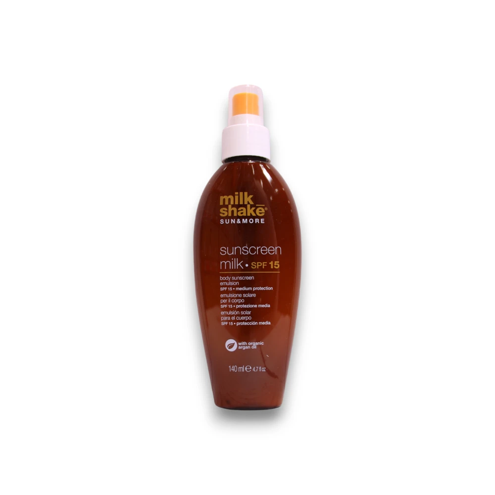 „Milk Shake“ „Sun & More“ apsauginis pienelis nuo saulės SPF15, 140 ml