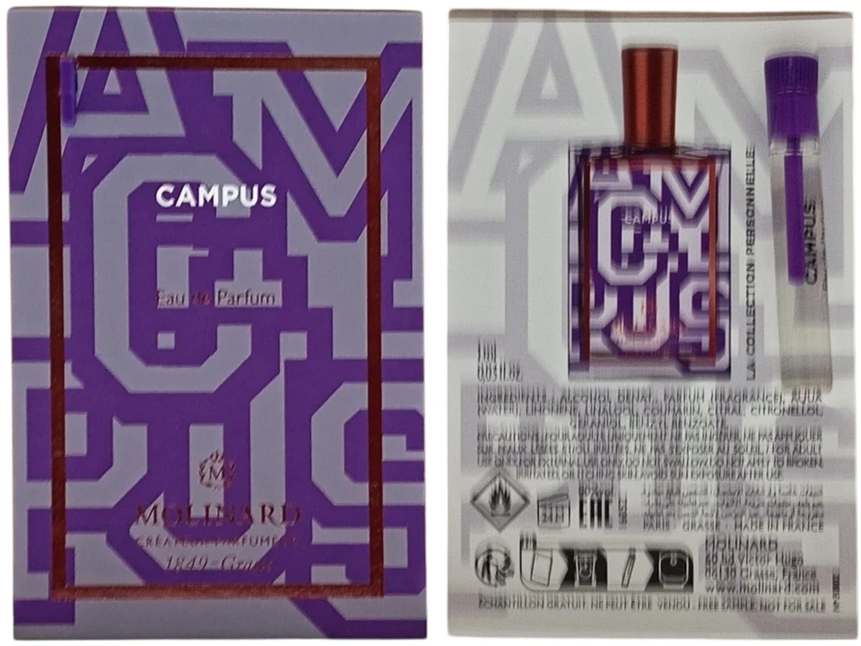 Molinard, asmeninė kolekcija - Campus, kvapusis vanduo moterims, 1 ml *buteliukas