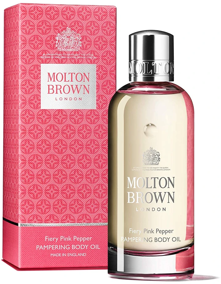 Molton Brown Fiery Rožinė pipirų kūno aliejus, 100 ml