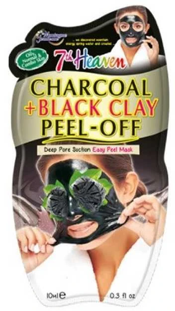 "Montagne Jeunesse Charcoal + Juodas Clay Peel-Off" veido kaukė 10ml