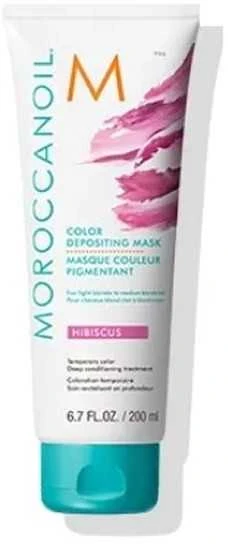 "Moroccanoil Color Depositing Mask Hibiscus" atspalvį suteikianti plaukų kaukė 200ml