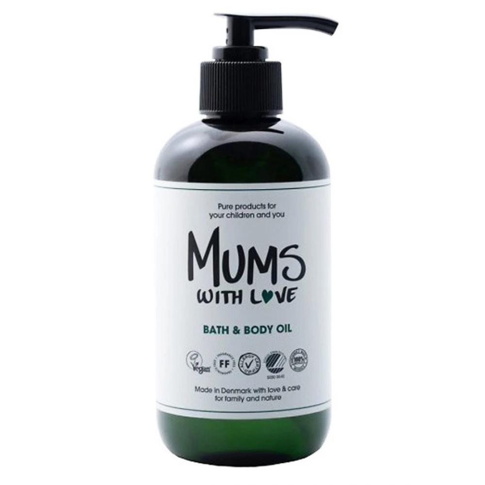 Mums With Love drėkinamasis kūno aliejus, 250 ml