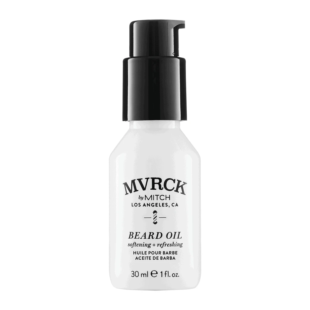 Paul Mitchell MVRCK by Mitch Beard Beard Oil minkštinantis ir atgaivinantis aliejus barzdai, 30 ml