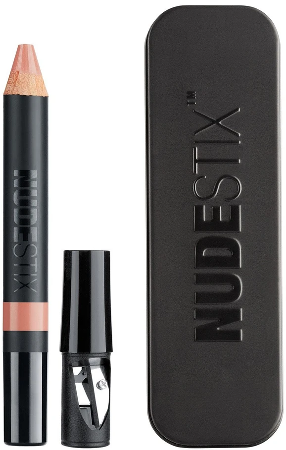 „Nudestix Intense Matte“ lūpų pieštukas ir skruostų skaistalai 2 viename „Whisper“ 2,8 g