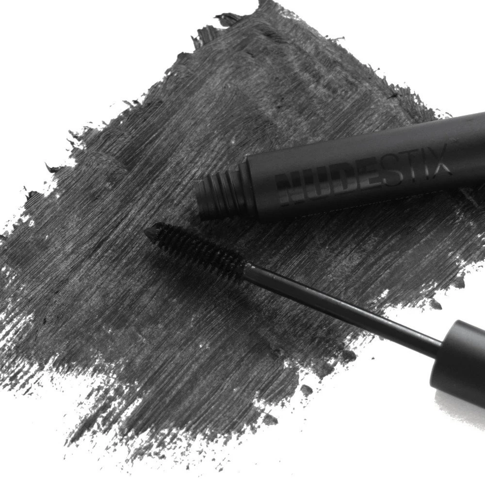Nudestix Lenghtening and Thickening Blakstienų tušas Juodas, 8 g