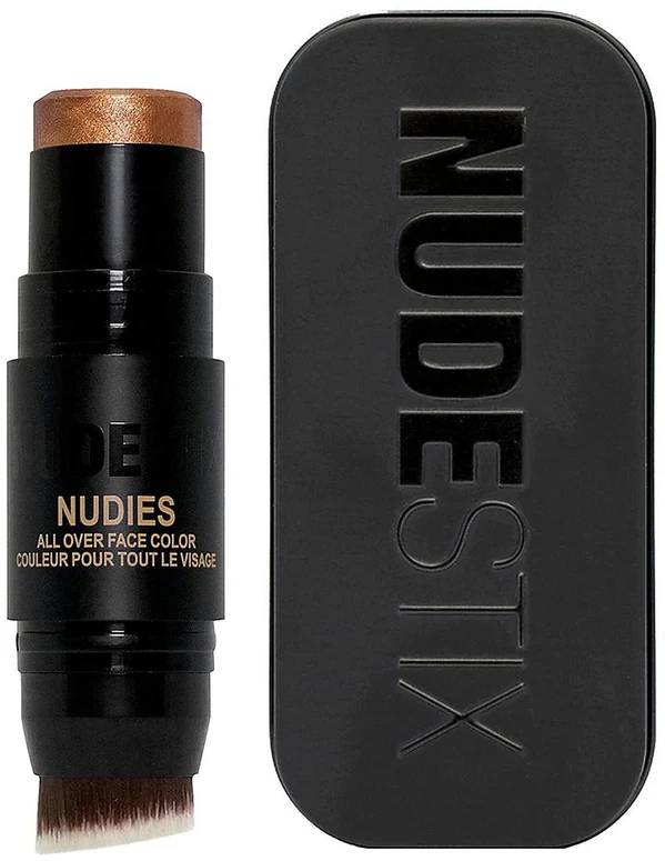 „Nudestix Nudies All Over Glow“ skaistalų pieštukas su ruduoju cukrumi, 8 g