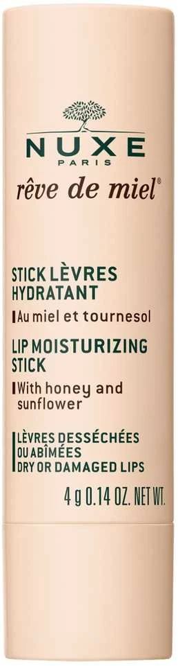 NUXE Reve de Miel Lip Moisturising Stick Lūpų balzamas moterims, 4 g