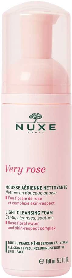 „Nuxe Very Rose Light“ valomosios putos, 150 ml